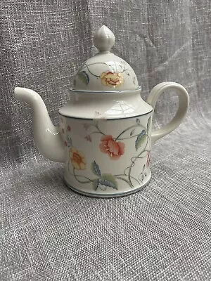 VILLEROY & BOCH TEAPOT -Albertina #1748 Floral Pink Yellow Orange Flowers • $50