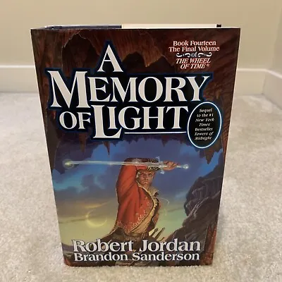 Memory Of Light Hardcover Novel Book 14 Wheel Of Time Robert Jordan 1st Edition • $32.69