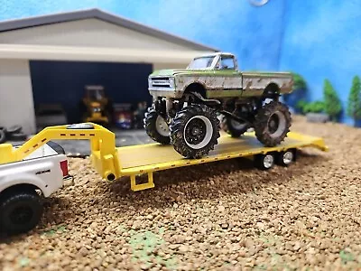 CUSTOM 1:64 GreenLight 1972 K10 Chevy MONSTER TRUCK MEGA MUD Racing CHEVEROLET • $75