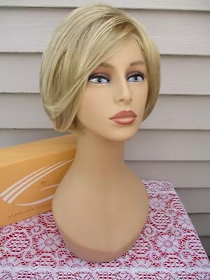 Gabor Wig SHEER ELEGANCE Lace Front Color GL14-22SS SANDY BLONDE Chin Length Bob • $109.95