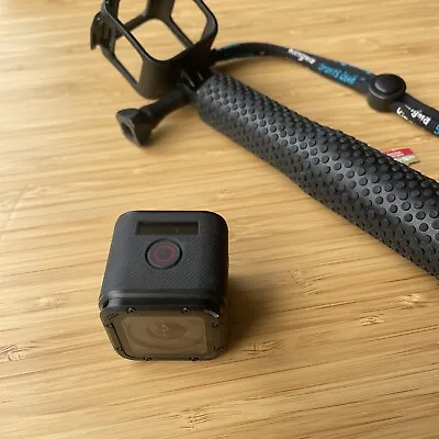 $220 • Buy GoPro Hero 4 Session Waterproof Camera, Housing Frame, Handle Stick, 32GB Mem.