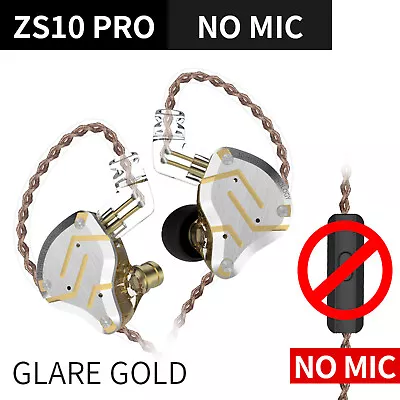 ZS10 Pro 3.5mm Wired In-ear Headphones 1DD+4BA    H1R0 • $74.68
