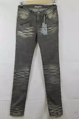 Womens Vertigo Ash Straight Jeans Waist 26 NWT $158 • $27.05