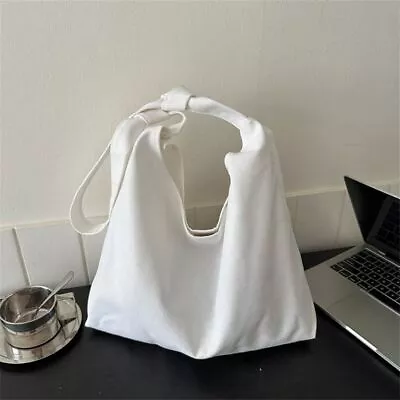 Large Capacity Tote Bags Cotton Handbags Reusable Shopping Bag  Women Men • $16.93