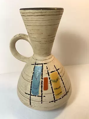 Pottery Vase Mid Century Modern Ubelacker Keramik West Germany Collectible Decor • $45
