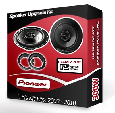 Ford C-Max Rear Door Speakers Pioneer Car Speakers + Adapter Rings Pods 300W • $159.75