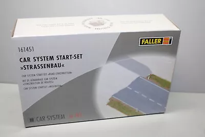 FALLER 161451 Carsystem Start Set Strassenbaus Gauge H0 Boxed • £31.60