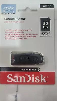 10 Pack Of SanDisk Ultra USB Flash Drive 32GB 3.0 Read Speed 130mb/s • $35