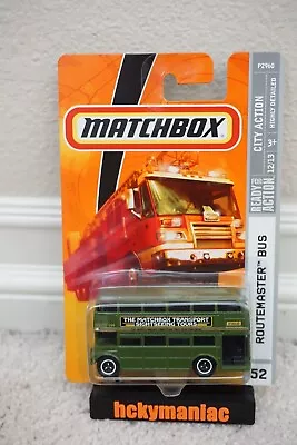 Brand New Matchbox 2008 Ready For Action City Action Routemaster Bus Green • $0.99