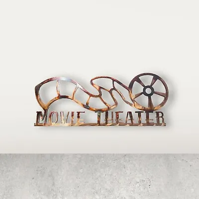 Metal Wall Art Home Décor Movie Theater Reel 24  Copper Plated • $35.99