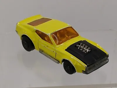Vtg. 1972 Matchbox/Lesney 44d; Ford Boss Mustang; Yellow Black Bonnet... • $9.99