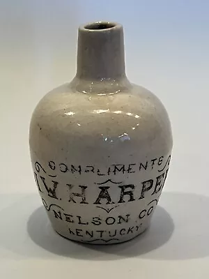 I W Harper Nelson Co Kentucky Miniature Stoneware Jug • $115