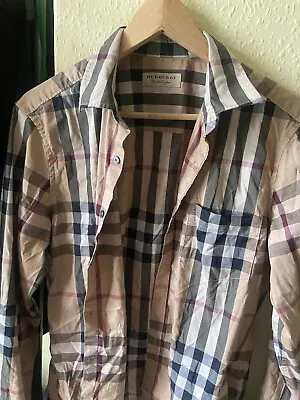 £100 • Buy Checkered Burberry Nova Shirt