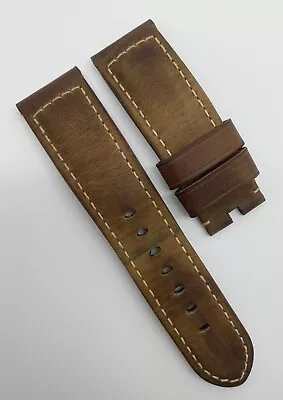 $175 • Buy Authentic Officine Panerai 24mm X 22mm Assolutamente Brown Watch Strap Tang OEM