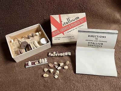 Vintage Austenal Laboratories Vitallium Dental Finishing And Polishing Kit • $14.95