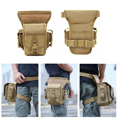 Tactical Military Drop Leg Bag Thigh Hip Pack Fishing Bag Hunting Bag Waist Pack • $14.99