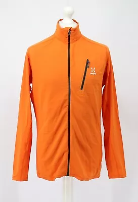 Haglofs L.i.m Strive Mid Lightweight Mens Jacket Uk L Orange Rrp £110 Hh • £77.12