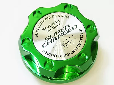 Fits Dodge Viper Rt Srt Ram Srt10 Supercharged Hemi Billet Engine Oil Cap Green • $24.95