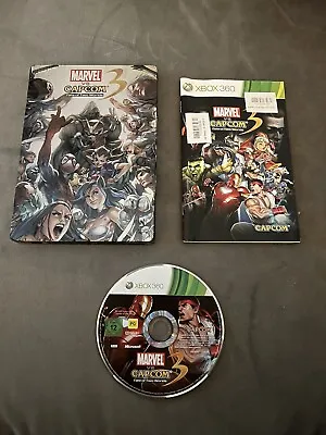 Marvel Vs Capcom 3 III Fate Of Two Worlds Steelbook Edition Xbox 360 • £4.20