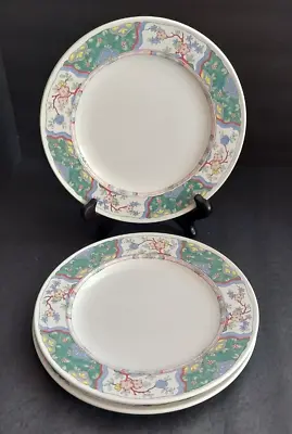 Mikasa Provincial Villa Medici 8 1/4  Salad Plate CRAZING Set Of 3 • $19.99