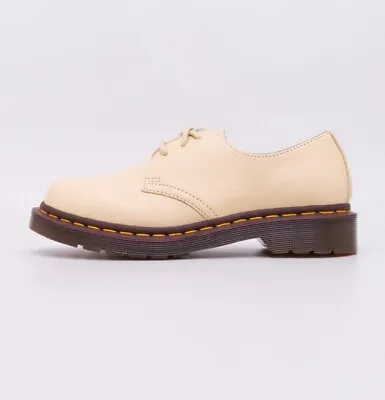 Dr. Martens 1461 Virginia Leather Women’s Shoes 'Vintage Taupe' Sz 7 • $95