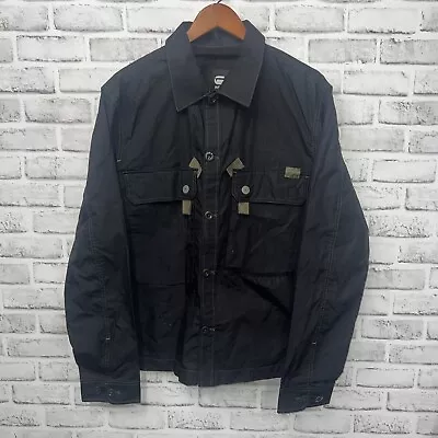 G Star Raw Button Up Nylon Jacket Mens Size XL • $39.99