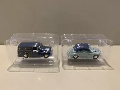 Oxford Die Cast OO 1:76 Morris Minor Saloon & Traveller Die Cast Bundle Sealed • $16.02