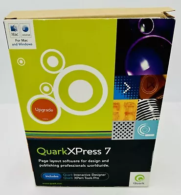 QuarkXPress 7 Page Layout Software For Design Publishing Professionals • $49.99