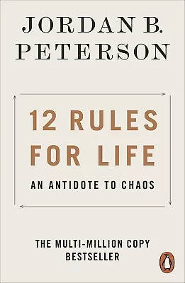 12 Rules For Life By Jordan B Peterson Bestseller (Paperback) • $18