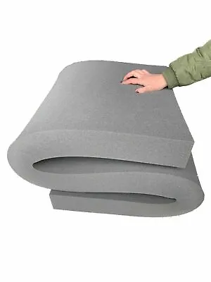 Upholstery Foam Sheet Grey Cushion Seat Seating Dinning Stool Chair Padding • £8.49