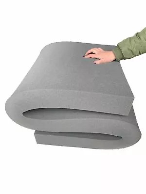 Upholstery Foam Sheet Grey Cushion Seat Seating Dinning Stool Chair Paddings • £12.99