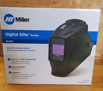 Miller 281000 Digital Elite Clear Light Lens Tech Welding Helmet BRAND NEW  • $291.65