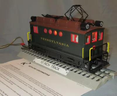 K-Line By Lionel 21267 Pennsylvania PRR Powered Electric Boxcab W/ Horn O/027ga • $95