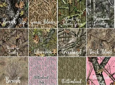 Mossy Oak Camo Air Release Wrap Vinyl 12  Tall Rolls (L) • $10.50