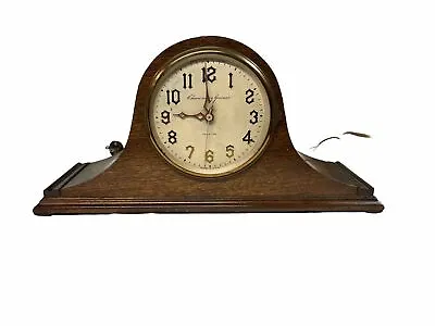 Chauncey  Jerome Carlisle Strike Tambour  Clock Electric Needs Glass  Working • £38.01