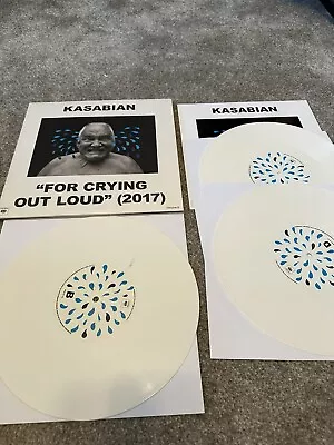 Kasabian  - For Crying Out Loud - 3 X White Coloured VINYL 10  + Cd • £42.99