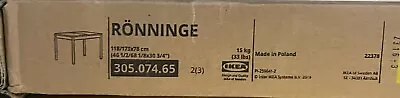 Brand New IKEA RONNINGE Birch Extendable Table 155x90 Cm (61 ⅝x35 ⅜ ) 305.074.65 • $465.54