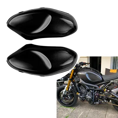 100% Carbon Fiber Motorcycle Tank Covers Sliders Protectors For Yamaha XSR 900 • $203.69