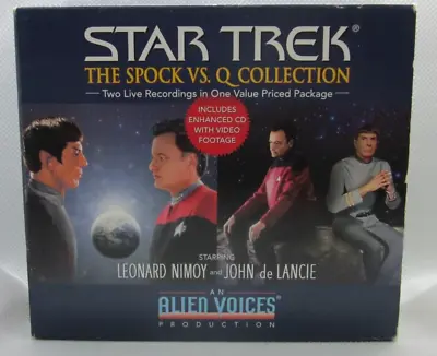 Star Trek: The Spock Vs. Q Collection - Alien Voices - Nimoy De Lancie - Good • $13.10