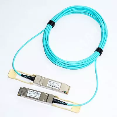 QSFP-100G-AOC QSFP28 Active Optic Cable Compatible Cisco Brocade Mellanox 5-30m  • $167