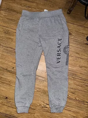 Versace Grey Sweatpants Size L • $175