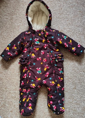 £5.99 • Buy M&S Marks & Spencer Baby Girls Snow Suit Pram Suit Sleep Suit, Age 3-6 Months
