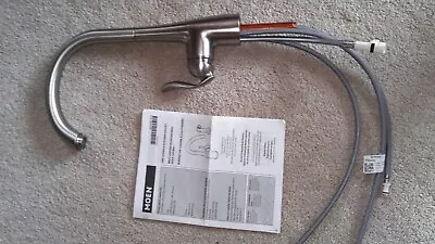 Moen Arbor High-Arc Single-Handle Kitchen Faucet Side Sprayer Spot Resiist  • $175