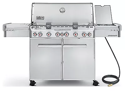 Weber 7470001 Summit S-670 6-Burner Natural Gas Grill + Side-Burner & • $2894.04