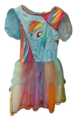 My Little Pony Costume Rainbow Dash Tutu Dress Child 4-6x Dress Play • $13.99