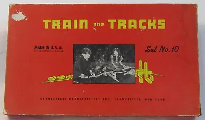 30 Pc ~ Skaneateles Handicrafters TRAIN And TRACKS Set No. 10 ~ Vintage 1950's • $48.95