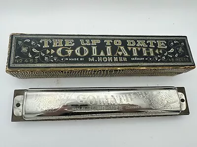 GOLIATH The Up To Date Vintage M. Hohner 453 Harmonica 48 Reeds Made In Germany • $24.99