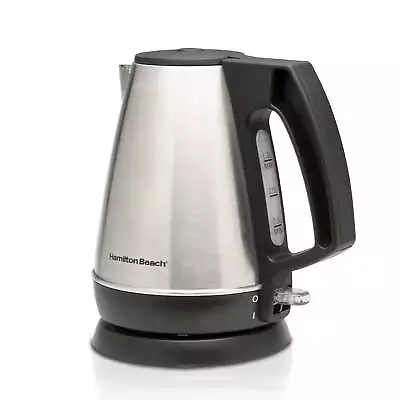 Hamilton Beach 1 Liter Electric Kettle Stainless Steel And Black New 40901F • $17.09