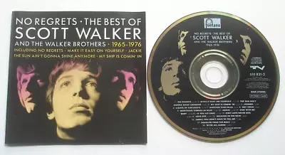 Scott Walker - No Regrets The Best Of Scott Walker & The Walker Brothers CD • £5