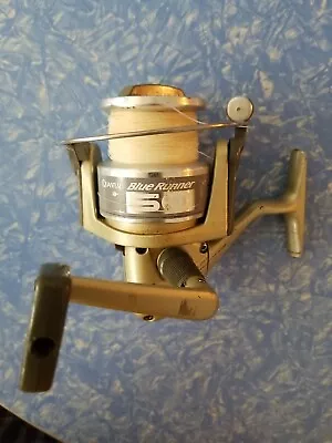 Quantum Blue Runner 60 Fishing Reel With Line - TESTED AND WORKS FINE - Preowned • $10.99